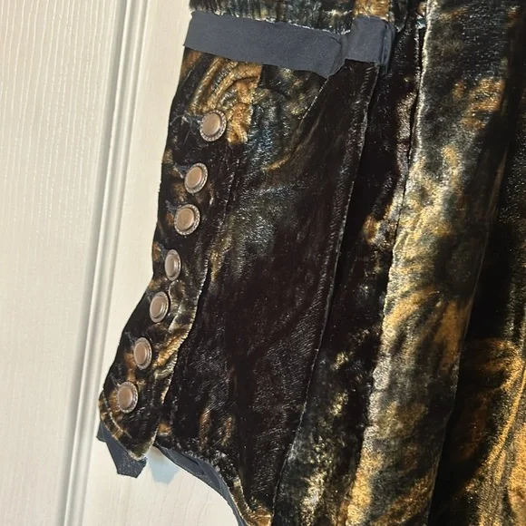 Sale. New free people hazel duster blk motif